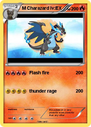 Pokemon M Charazard lv:EX