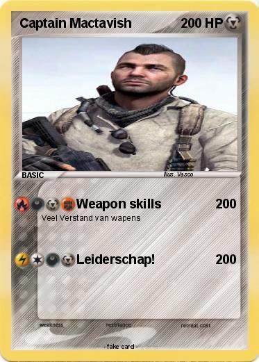Pokemon Captain Mactavish