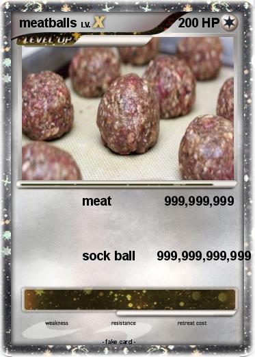 Pokemon meatballs
