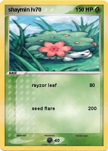 Pokemon shaymin lv70