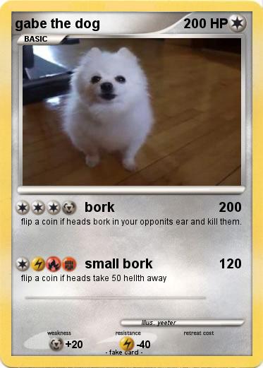 Pokemon gabe the dog