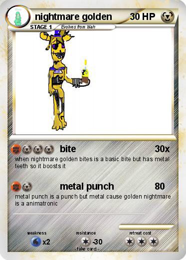 Pokemon nightmare golden