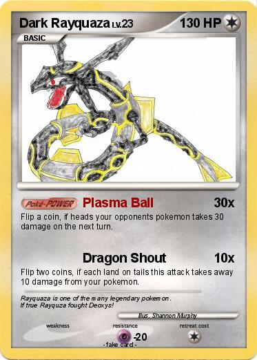 Pokemon Dark Rayquaza