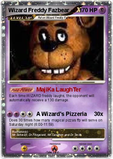 Pokemon Wizard Freddy Fazbear