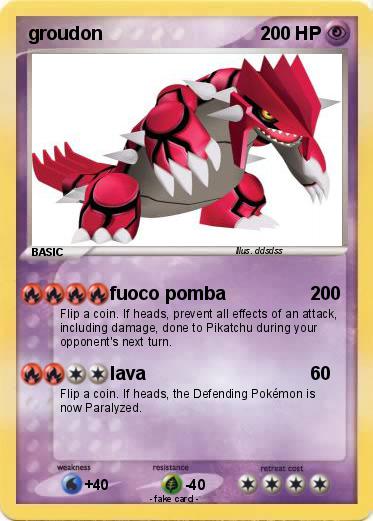 Pokemon groudon