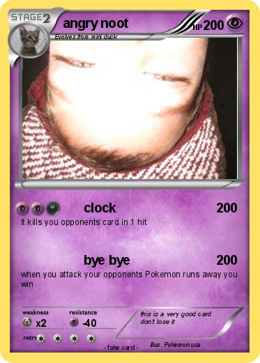 Pokemon angry noot