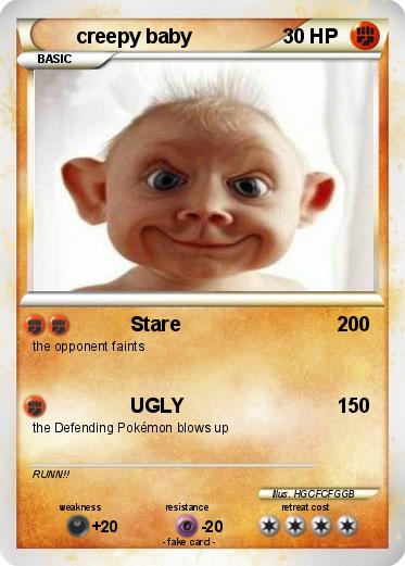 Pokemon creepy baby