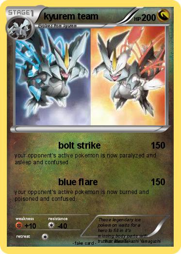 Pokemon kyurem team