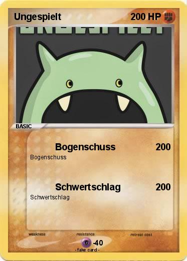Pokemon Ungespielt