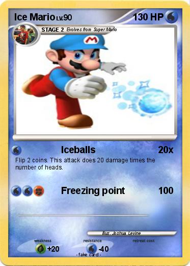 Pokemon Ice Mario