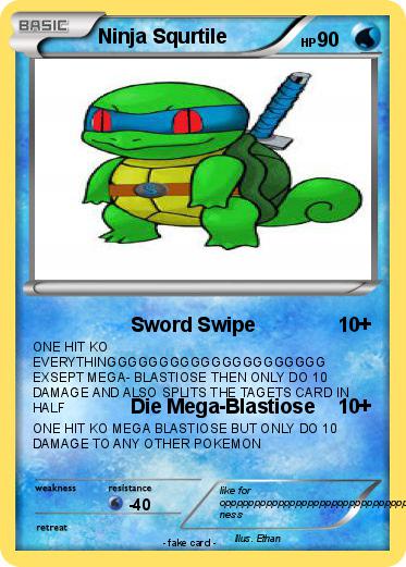 Pokemon Ninja Squrtile