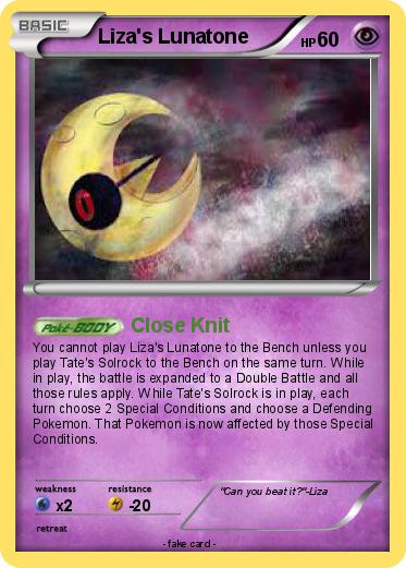 Pokemon Liza's Lunatone