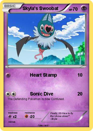 Pokemon Skyla's Swoobat