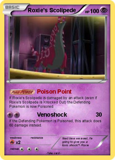 Pokemon Roxie's Scolipede