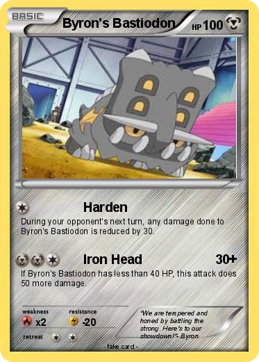 Pokemon Byron's Bastiodon