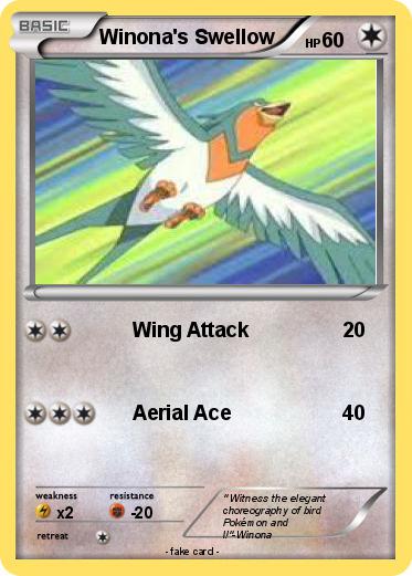 Pokemon Winona's Swellow