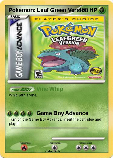 Pokemon Pokémon: Leaf Green Version