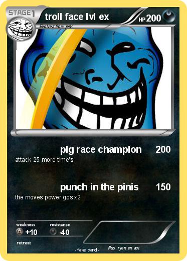 Pokemon troll face lvl ex