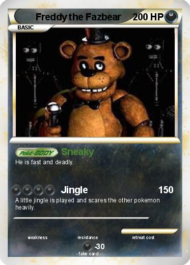 Pokemon Freddy the Fazbear