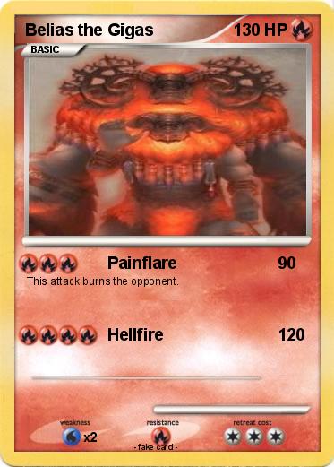 Pokemon Belias the Gigas