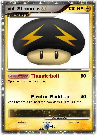 Pokemon Volt Shroom