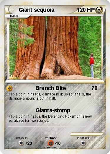 Pokemon Giant sequoia