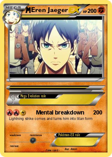 Pokemon Eren Jaeger