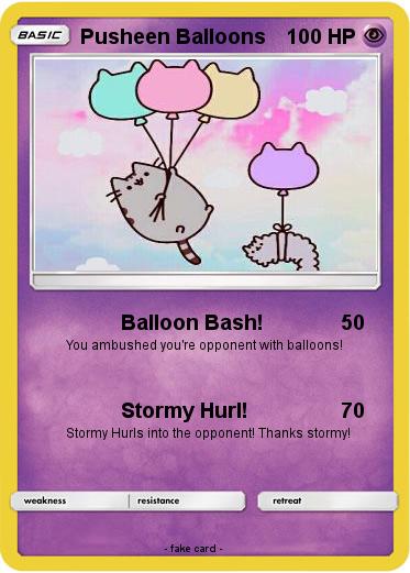Pokemon Pusheen Balloons