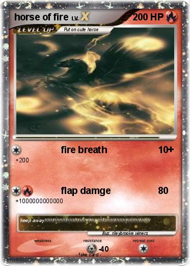 Pokemon horse of fire