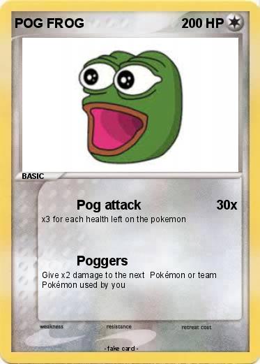 Pokemon POG FROG