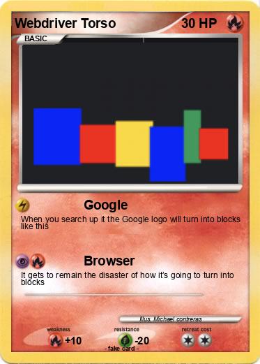 Pokemon Webdriver Torso