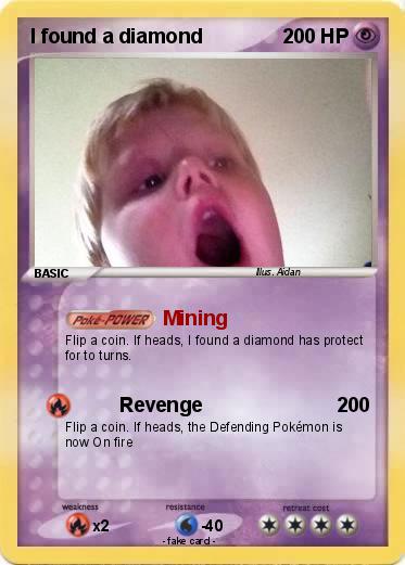 Pokemon I found a diamond