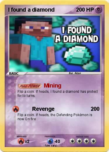 Pokemon I found a diamond