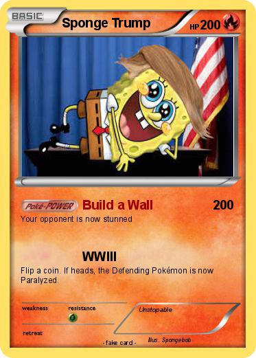 Pokemon Sponge Trump