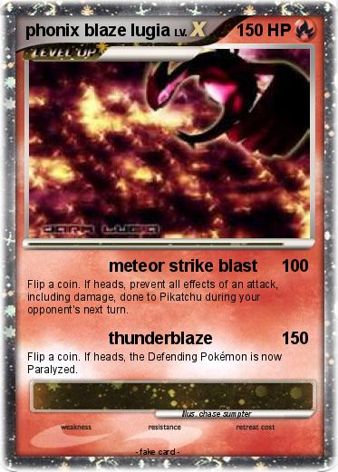 Pokemon phonix blaze lugia