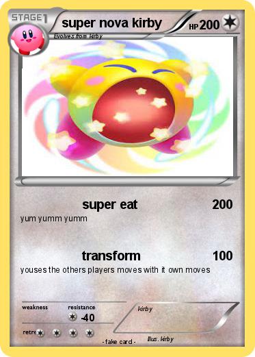 Pokemon super nova kirby