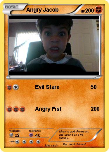 Pokemon Angry Jacob