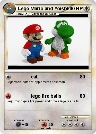 Pokemon Lego Mario and Yoishi
