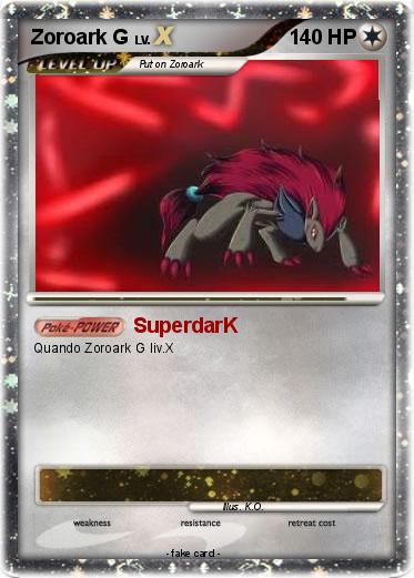 Pokemon Zoroark G