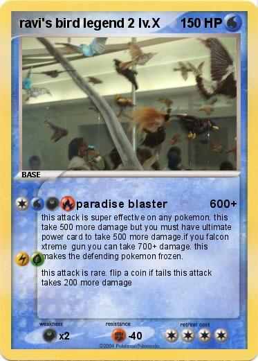 Pokemon ravi's bird legend 2 lv.X