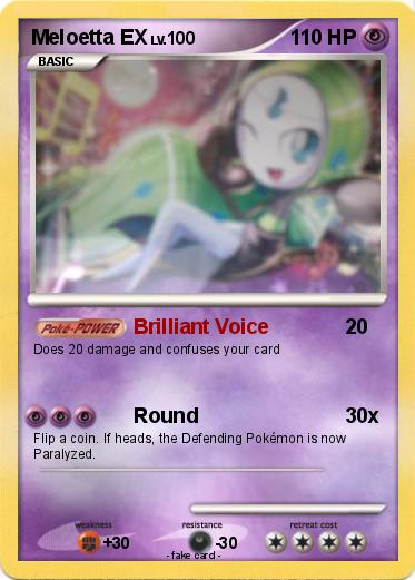 Pokemon Meloetta EX