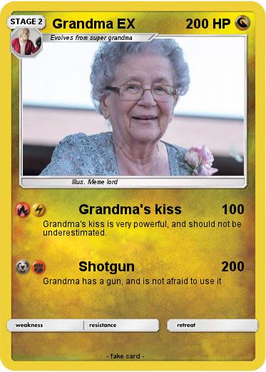 Pokemon Grandma EX