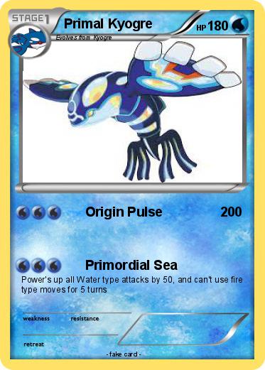 Pokemon Primal Kyogre