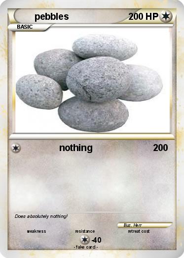 Pokemon pebbles