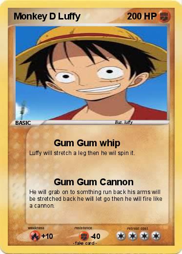 Pokemon Monkey D Luffy