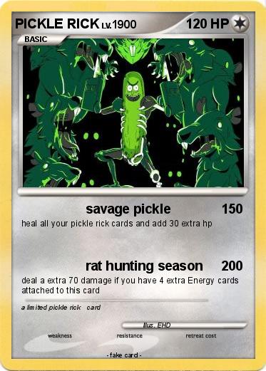 Pokemon PICKLE RICK