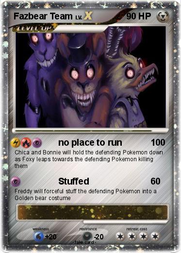 Pokemon Fazbear Team