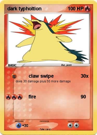 Pokemon dark typholtion