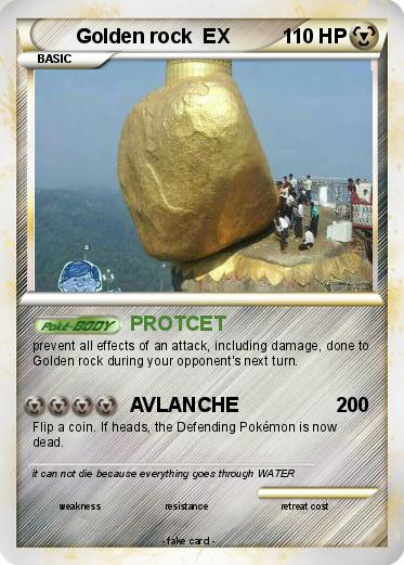 Pokemon Golden rock  EX