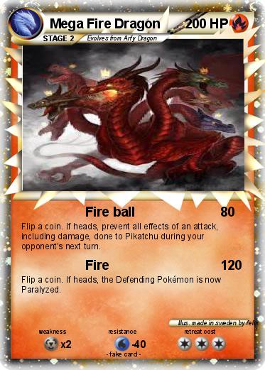 Pokemon Mega Fire Dragon